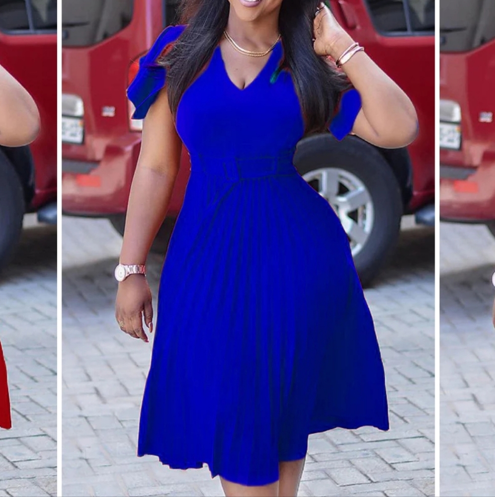 Royal blue dress size large